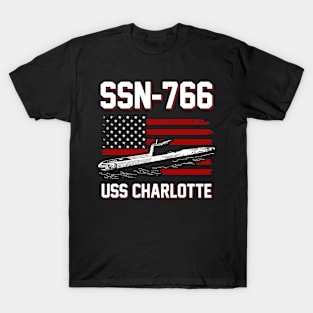 SSN-766 USS Charlotte T-Shirt T-Shirt